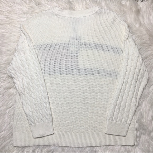 Tommy Hilfiger Cable-Knit Flag Logo Sweater - Picture 3 of 7